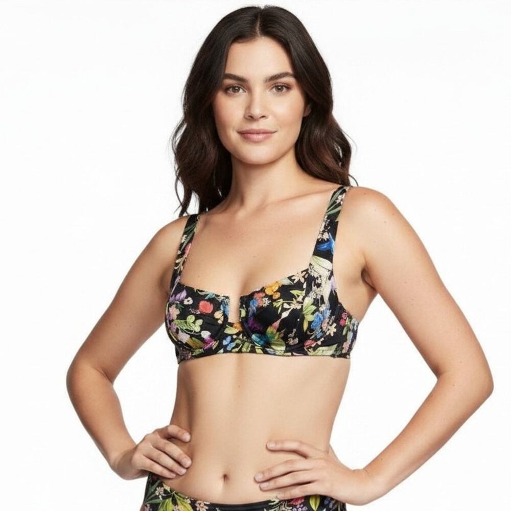Victoria's Secret Birds of Paradise Bikini Top 34DD